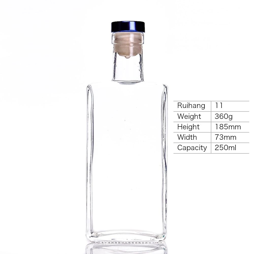 250ml Professional Spirits Bottle - RH11 - Glass Bottle Manufacturer