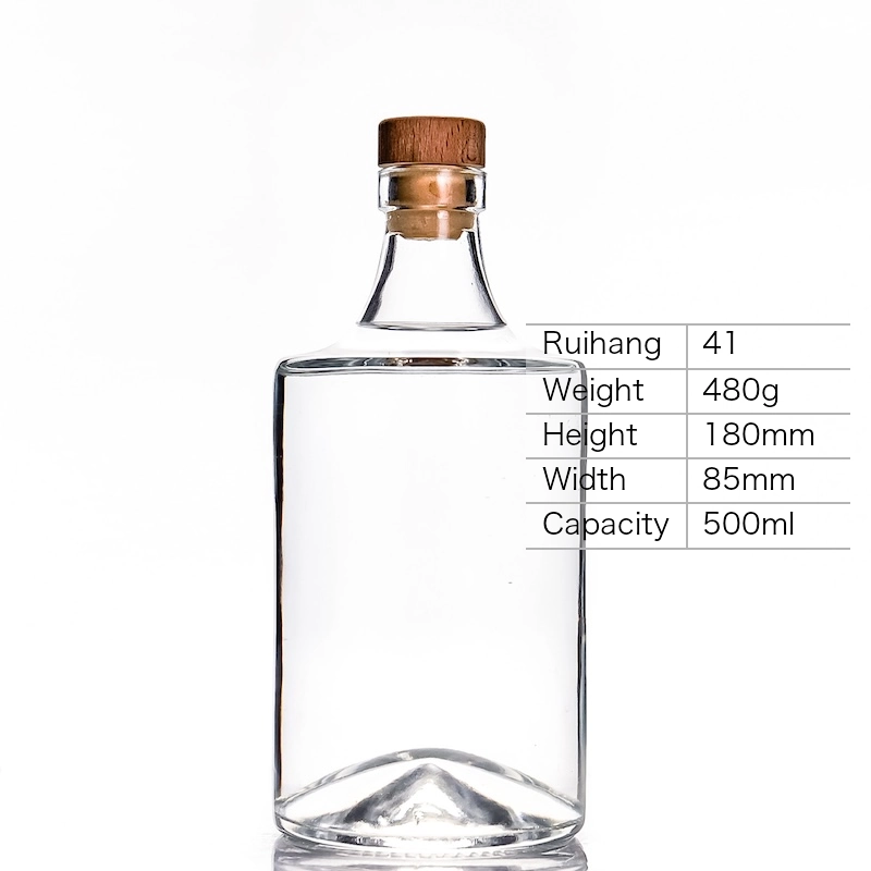 500ml Classic Nordic Gin Bottle - RH41 - Glass Bottle Manufacturer