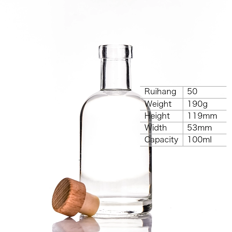 100ml Miniature Apothecary Glass Bottle - RH50 - Glass Bottle Manufacturer