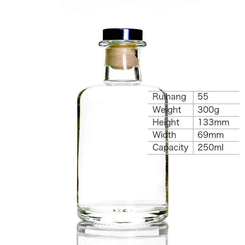 250ml Premium Apothecary Bottle - RH55 - Glass Bottle Manufacturer